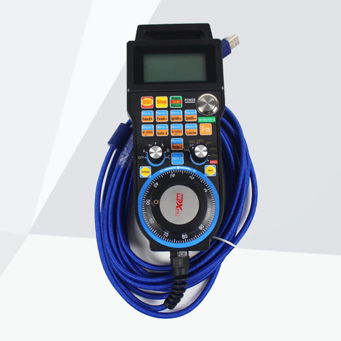 Six Axis USB Wired Mach3 Handwheel MPG for CNC Milling Lathe Engraving Machines with Remote Control and E Stop LHB04B-6