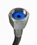 Self Forming Nylon CO2 Regulator Washers For CGA-320 Fittings, 15 Pack, Delivers A Leak Free Seal For Kegerators, shown installed in fitting