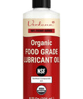 Food Grade Pro Grade Lubricant Oil For Food Equipment With NSF H1 Certification, Organic Coconut Derived, 8 Fl Oz Bottle