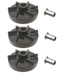 Standard Impeller And Bearing Sleeve Replacement Kit For Commercial Coffee Equipment, showing three 3220 bearing sleeves and three 3587 impellers.