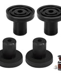 Rubber Feet Bumper Replacement Set For DBM-8P1 Coffee Burr Mill Grinder No Slip Stability And Noise Reduction Easy Snap In Install 4 Pack Black