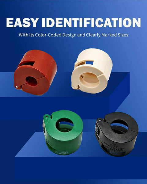 Color-coded quick disconnect tools from All In One Master Quick Disconnect Tool Kit For Fuel Lines And A C Systems Transmission Hoses