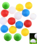 Practice Golf Balls - 24 Pack Colored Plastic Balls 41mm Training Realistic Feel Limited Flight, Men/Women Accessory/Gift Indoor/Outdoor