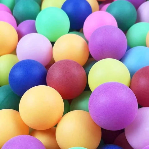 185 Pcs Colorful Table Tennis Balls, 40mm Plastic Ping Pong Balls Bulk for DIY Projects and Kids' Play