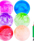 Colorful set of 3 otters 6PCS Playground Balls, 8.5 Inches Beach Ball for Kids Inflatable Bouncy Balls with Air Pump included