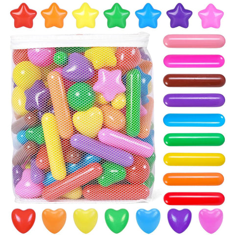 Ball Pit Balls for Kids -Pack of 150 Colorful Ball Pit Balls Crush Proof Plastic Toy Balls for Toddlers Ball Pit, Ball Pit Play Tent, Baby Pool Water Toys