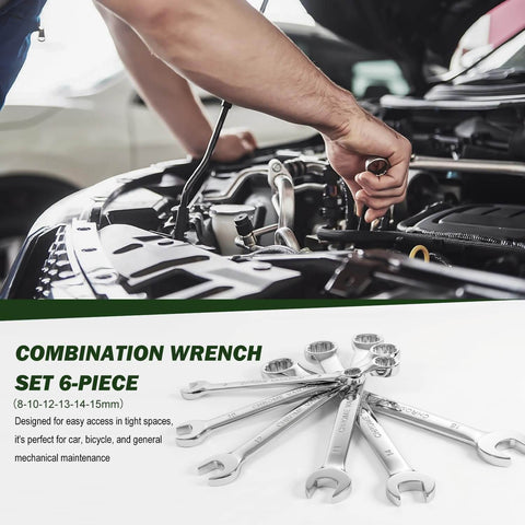 Mechanic using 269 Piece Tool Set For Home Auto And Mechanical Repairs Complete DIY Ready Tool Kit With Drawer Organizer Green For Men And Women Essential Hand Tools And Sockets Perfect For Quick Fixes And Weekend Projects