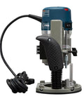 Rear view of Bosch 1617EVSPK Combo Router With Plunge And Fixed Base, 2.25 HP Motor, 8,000 to 25,000 RPM, Quick Clamp Base Swap