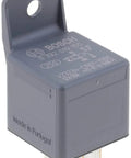 Normal Open Mini Relay 5 Pin 12V DC 30A compact high current automotive relay with grey housing and integral bracket