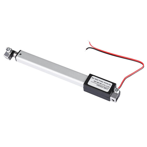 Compact 12V Mini Electric Linear Actuator With 4 Inch Stroke IP54 Waterproof 200N with mounting brackets for versatile applications