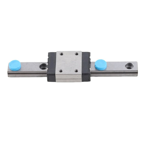Ultra Compact 7mm Wide Miniature Linear Rail Guide With 4 Point Contact High Precision Motion Built In Lubrication System