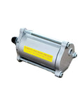 Compressed Air Motor for Pneumatic Hydraulic Pumps, housing with Stud in a compact cylindrical form, side view.