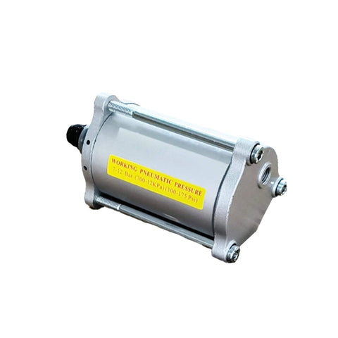Compressed Air Motor for Pneumatic Hydraulic Pumps, housing with Stud in a compact cylindrical form, side view.