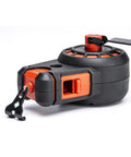 Compact 50 ft chalk reel with blue chalk delivers fast, precise straight line marks for construction, drywall, and carpentry