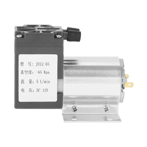 Compact DC 12V Mini Vacuum Pump Delivers 5 Liters Per Minute At 120 KPa Includes Holder