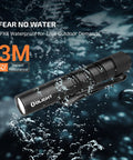 Ultra compact EDC flashlight delivers up to 200 lumens with a clear 62 meter beam, ideal for camping, hiking, and everyday tasks.