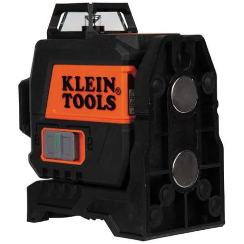 Compact self-leveling laser level with bright green cross lines and 360-degree planes delivers precise alignment for construction and carpentry, up to 100 ft range, magnetic mount, rechargeable, class 2 safety