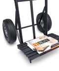 Hand Truck Helper And Mini Storage Pallet For Dollies Keeps Back Safe While Handling Heavy Loads Holds 800 Plus Lbs 18 Inch By 10 Inch By 1.5 Inch 1 Pack Waterproof Storage Pallet Protects Stored Items From Water Damage Insects And Debris on dolly