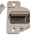 Blum 110 Degree Compact 33 Hinge Cup Screw On With Base Plate Half Overlay Pack Of Two 35 Millimeter Cup Diameter shown open