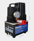 Beefy Electric Hydraulic Power Pack Two Stage Single Acting 110V 120V High Pressure Pump 10000 PSI Max One Way Mini Unit 1 HP Compact
