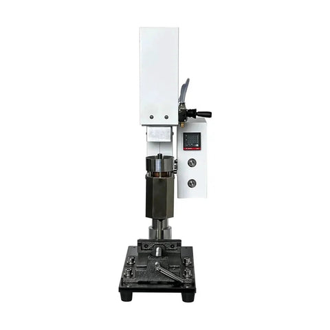 Vertical Injection Molding Machine For Laboratory Use with compact pneumatic handle and precise temperature control, front view