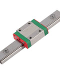 Tiny Yet Mighty Space Saving Miniature Linear Rail Guide With 12mm Width 4 Point Contact Precision Linear Motion Rail With Built In Lubrication System For Automatic And Measuring Equipment 100mm Length, front view