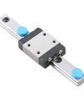 Ultra Compact 7mm Wide Miniature Linear Rail Guide With 4 Point Contact High Precision Motion Built In Lubrication System Lightweight