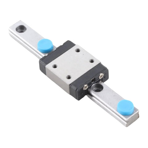 Ultra Compact 7mm Wide Miniature Linear Rail Guide With 4 Point Contact High Precision Motion Built In Lubrication System Lightweight