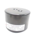 Compact 5X400A Magnetic Disc Brake for 115V AC systems, black finish, side view, torque 0.375-0.75 lb-ft.