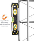 Compact 9-Inch Magnetic Torpedo Level With Built In Ruler Provides Quick, Accurate Checks On DIY Projects, Furniture Hanging, And Wall Alignment With A Magnetized Edge And 3 Vials At 180/90/45 Degrees For Reliable Results