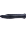 Close-up of rubber handle of Compact Mini Claw Hammer With Rubber Handle Handy Lightweight Hand Tool For Home Repairs Carpet And Wall Nail Remover