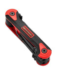 All In One Deburring Tool With Four Built In Blades Fine Tip Knife Narrow And Wide Curved Blades And Chamfer Reamer folded