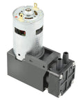 Compact Oilless Vacuum Pump 12 Volt DC 42 Watt Mini Brush Piston Pressure Pump Delivers 40 Liters Per Minute For Lab And Medical DIY