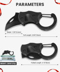 Compact Pocket Knife For Valentines Day Gifts For Him, Everyday Carry EDC Box Cutter with 1.34" blade and 3.94" length