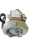 Compact 1/4 HP regenerative blower delivering reliable air flow for small ventilation and aeration tasks with dual voltage 120/220V