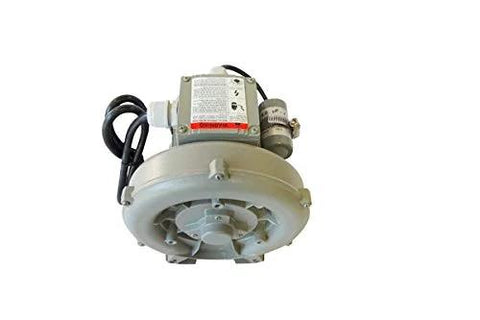 Compact 1/4 HP regenerative blower delivering reliable air flow for small ventilation and aeration tasks with dual voltage 120/220V