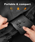 Person placing 40 Piece Precision Screwdriver Set with Torx Triwing and Phillips Bits for MacBook Computer in a backpack