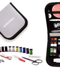 Ultimate Sewing Kit For Home Travel And Emergencies With Quality Notions Scissors And Thread In A Simple Yet On The Go Organizer Case
