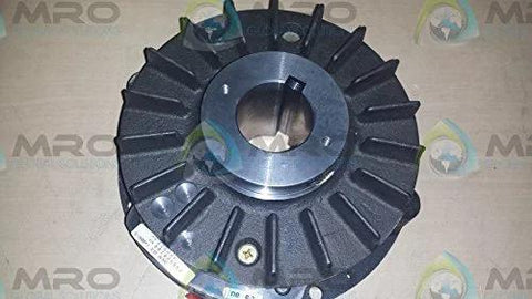 Compact shaft-mounted friction brake with a 1.938 inch bore and 1600 in-lbs torque at 80 psi, designed for space-constrained conveyors.