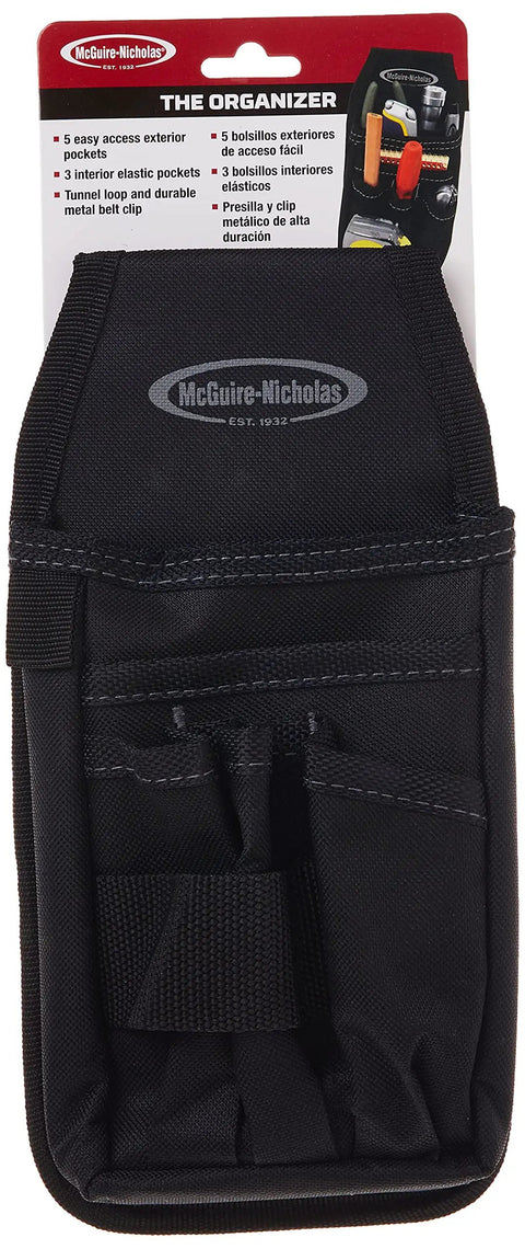 Compact Mini Organizer Pocket Attachment For Tool Belts With Durable 600D Polyester Construction in packaging