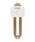 Front view of Compact Travel Door Lock Portable Security Lock For Hotels And Rentals Withstands Up To 650 Lbs Of Force Installs In Seconds No Tools Required Lightweight And Small For Easy Carry And Reliable Personal Safety On The Go.