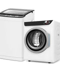 Compact 28 lb washer and 2.6 cu ft dryer combo delivers space-saving laundry power for apartments, dorms, and RVs, with 10 cycles and multiple water levels