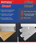 Comparison of Single Edge Razor Blades Set With 100 High Carbon Steel Blades For Razor Scraper And Utility Knife with other brand