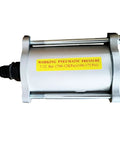 Front view of Compressed Air Motor for Pneumatic Hydraulic Pumps, housing with Stud, showing pressure range label.