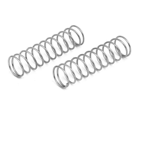 Compression Spring 304 Stainless Steel, 14mm Outer Diameter, 1mm Wire Size, 50mm Free Length, Silver Tone, Pack of 10 shown