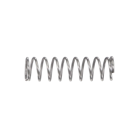 Durable 304 Stainless Steel Compression Spring With 3mm Outer Diameter 0.3mm Wire 10mm Free Length 6mm Compressed Length 2N Load Capacity 0.5 N/mm Spring Rate 10 Pack For Home DIY Projects side view