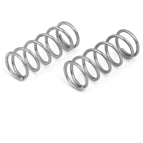 Compression Spring 304 Stainless Steel, 8mm Outer Diameter, 0.8mm Wire, 20mm Free Length, Silver Tone, 10 Pack For DIY And Industrial Projects