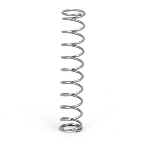 Compression Spring Set, 304 Stainless Steel, 4mm Outer Diameter, 0.4mm Wire, 20mm Free Length, Silver Tone, standing upright.