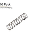 Compression Spring 0.5mm Wire Diameter, 5x20mm Outer Diameter, Gray, 10 Pack, Spring Steel, Built For Small Gears And DIY Projects