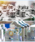 304 Stainless Steel Compression Spring Set, 5Pcs Pack, 5mm Outer Diameter, 0.6mm Wire, 10mm Free Length on metal hardware